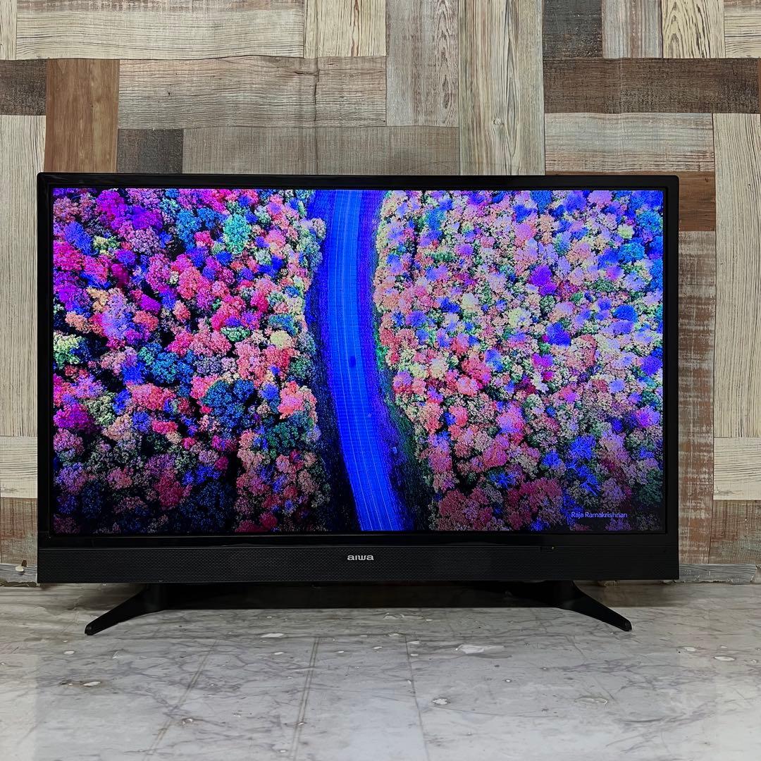 全国送料込❣️aiwa32V型地デジ・BS・CSWチューナー裏番組録画対応テレビ