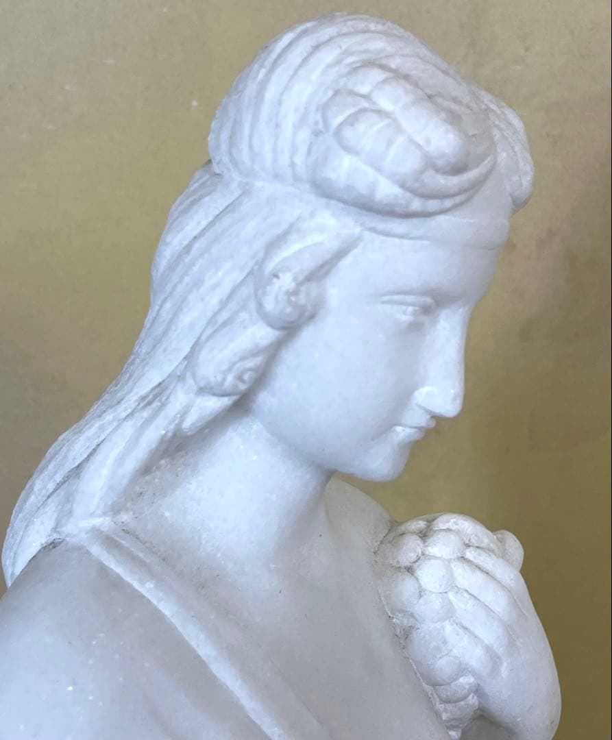 ギリシャ彫刻 クラシック女性像 大理石 50cm 美品