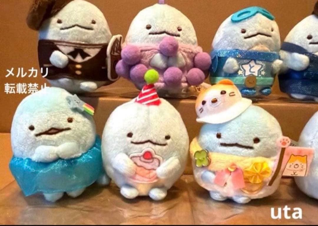 【レア・限定品有り】＊すみっコぐらし　てのりぬいぐるみ　まとめ（とかげ）計10点