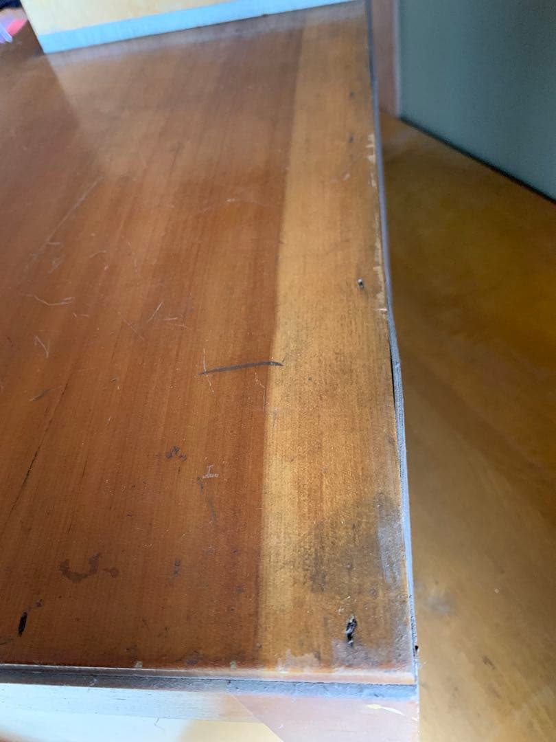 木製収納ラック ガラス扉付き レトロ収納