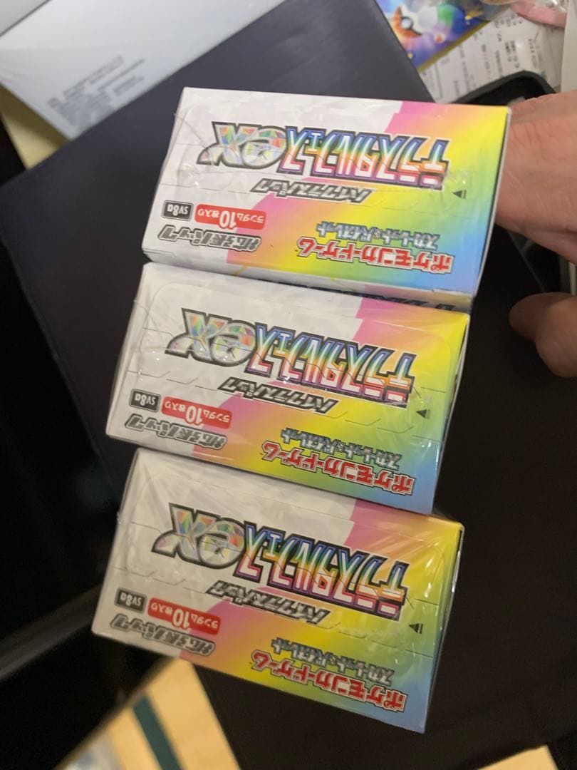 ポケモンカードゲームテラスタルフェス3BOX シュリンク付き
