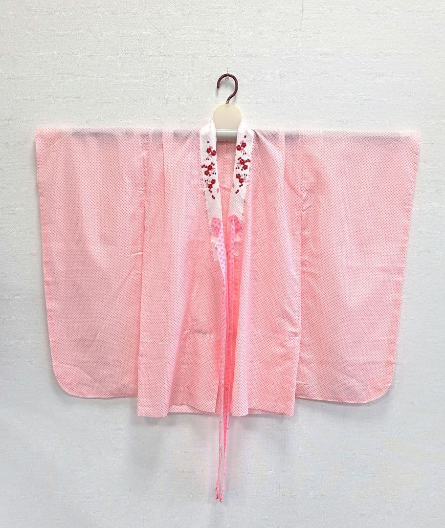 七五三　7歳　120cm　ポリエステル　つくり帯　髪飾り