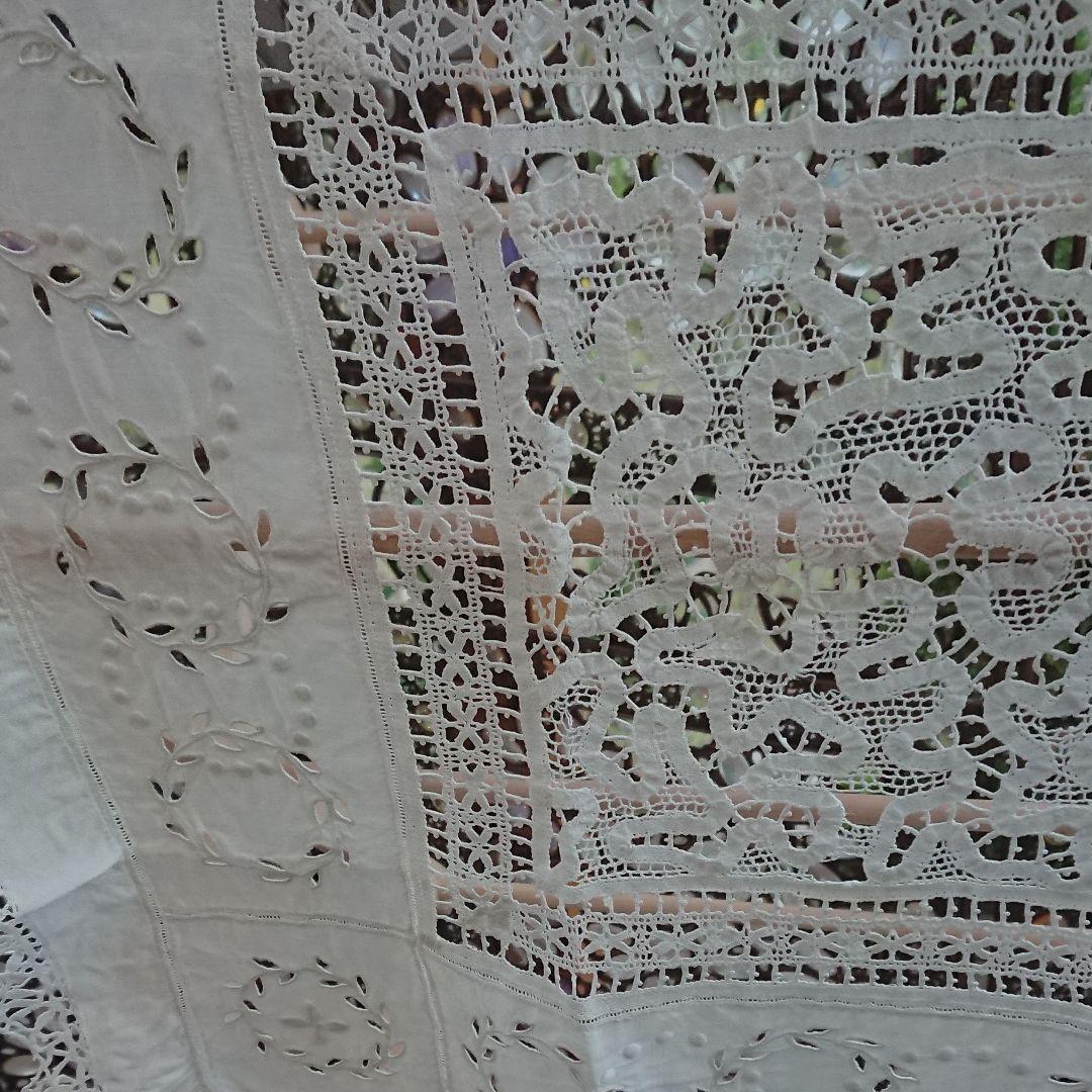 フランスアンティーク　カフェカーテン