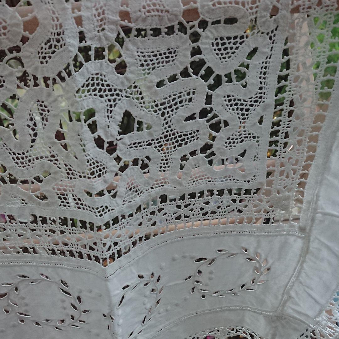 フランスアンティーク　カフェカーテン