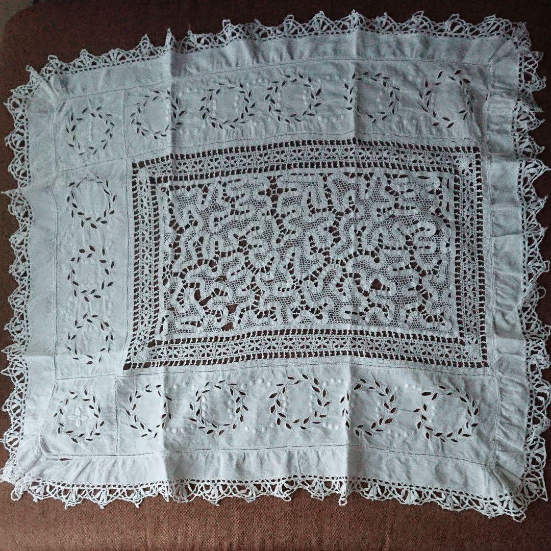 フランスアンティーク　カフェカーテン