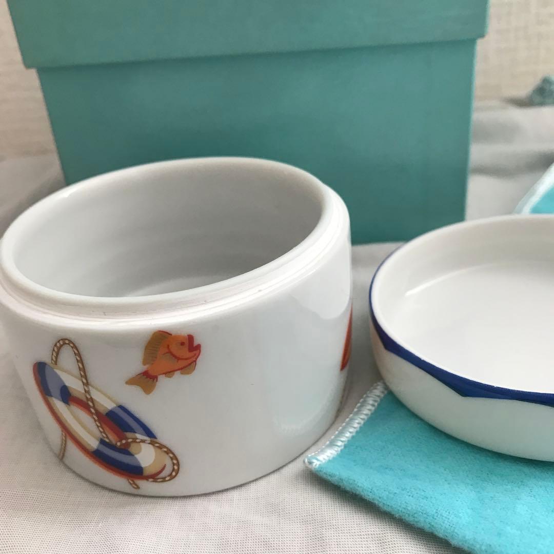 TIFFANY トリンケット seashore 小物入れ　希少品 未使用品