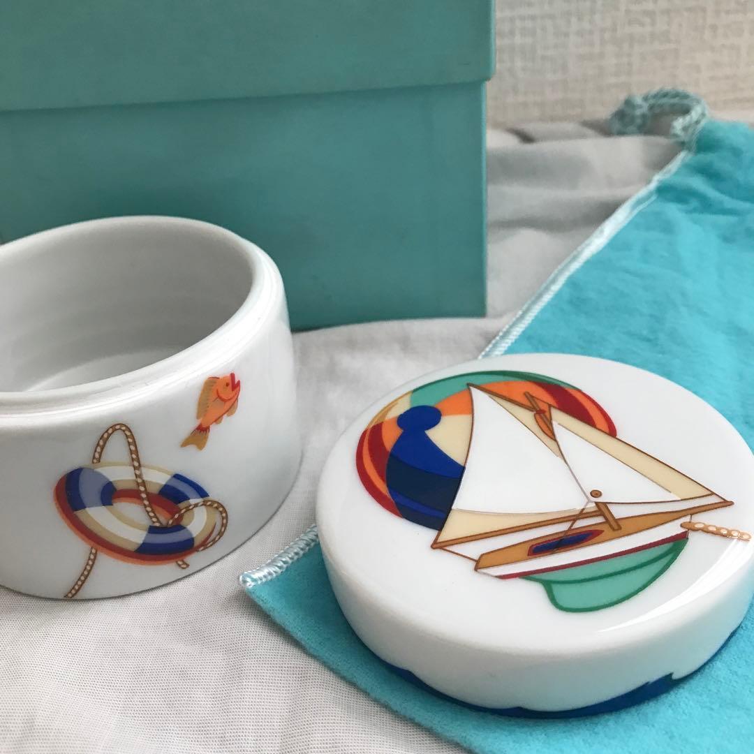 TIFFANY トリンケット seashore 小物入れ　希少品 未使用品