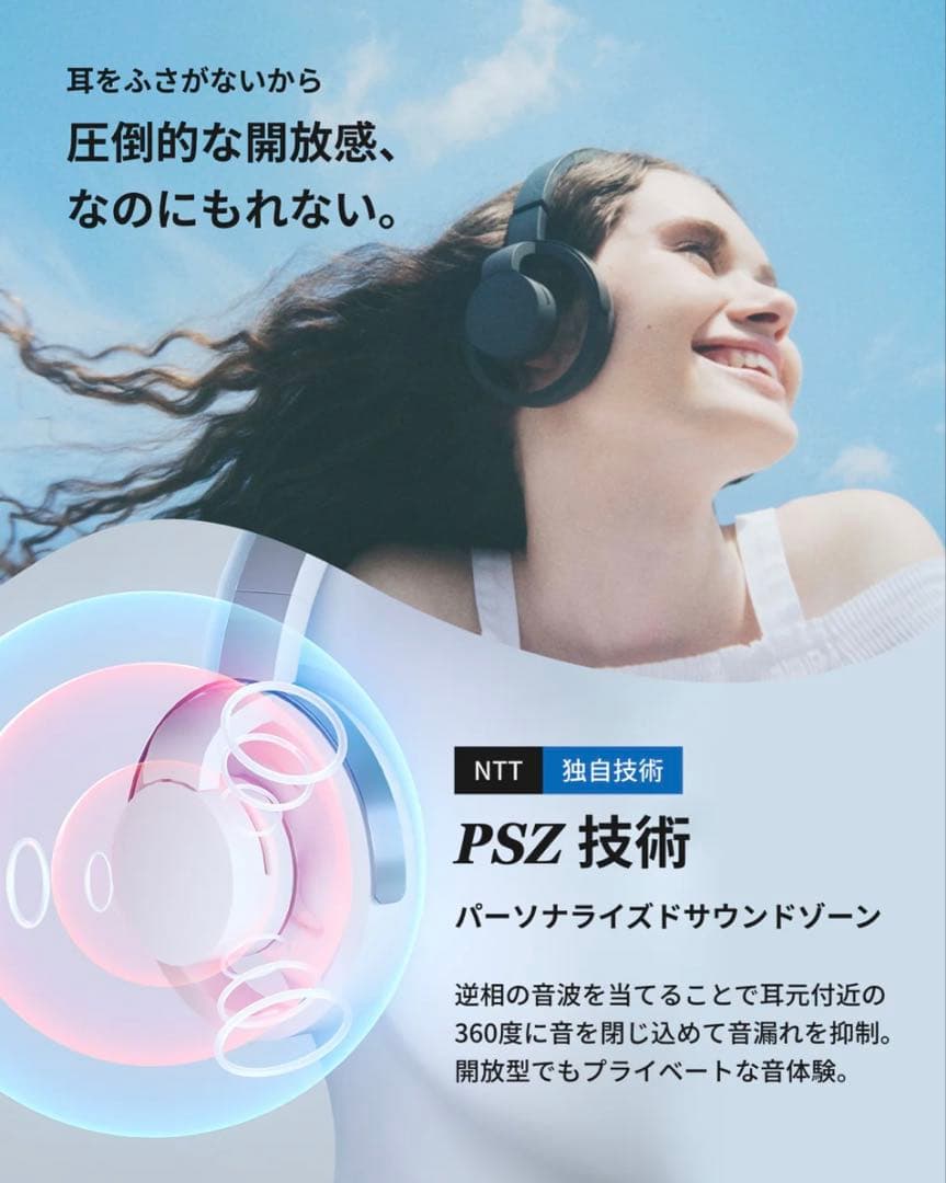 【新品未開封】nwm ONE オープンイヤー型 オーバーヘッド 耳スピーカー