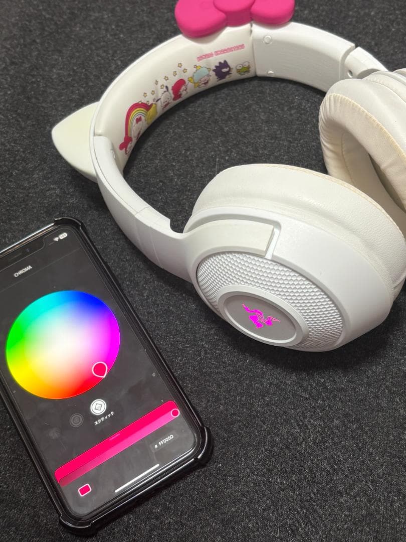razer サンリオコラボ　キティ ヘッドセット