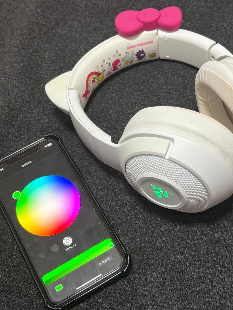 razer サンリオコラボ　キティ ヘッドセット