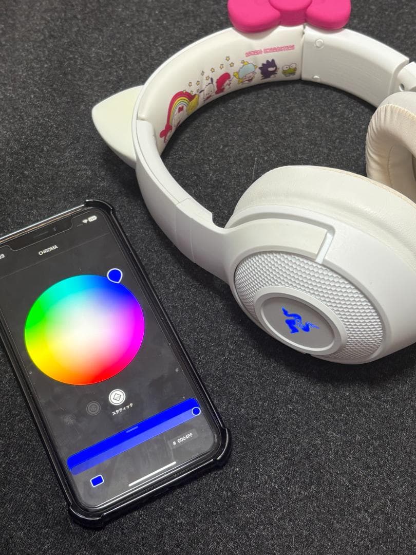 razer サンリオコラボ　キティ ヘッドセット