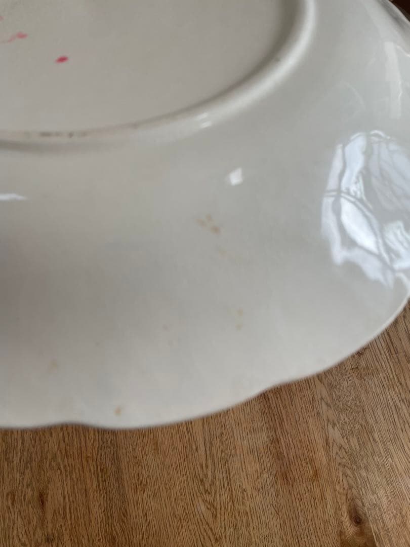 アンティーク食器GrindleyEnglandCream Petalオーバル大皿