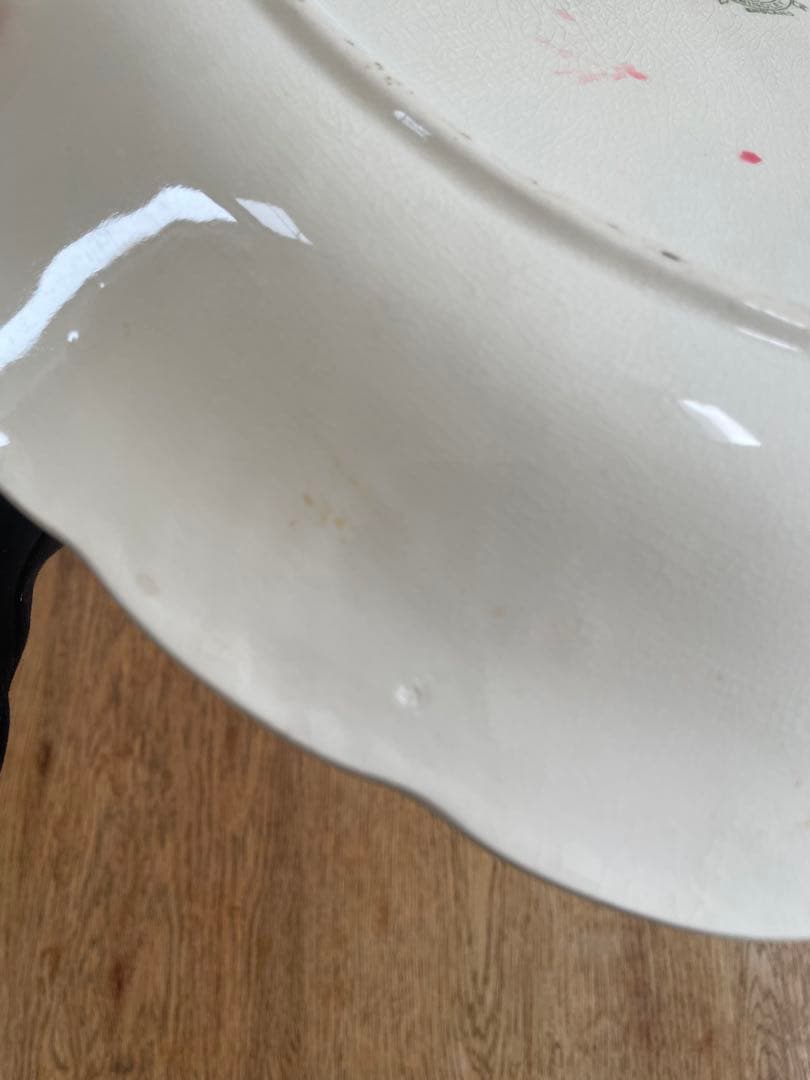 アンティーク食器GrindleyEnglandCream Petalオーバル大皿