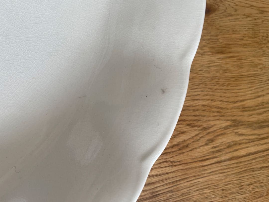 アンティーク食器GrindleyEnglandCream Petalオーバル大皿