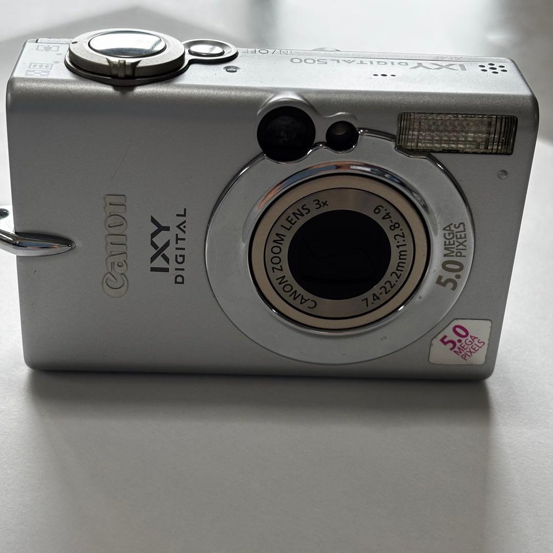 CanonデジタルカメラIXY500 箱他、付属品多数