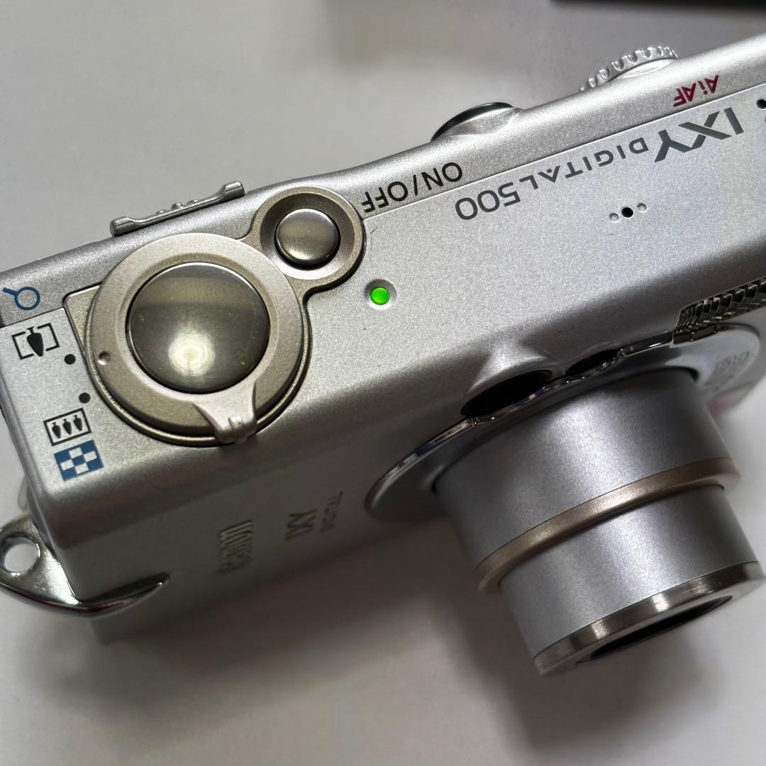 CanonデジタルカメラIXY500 箱他、付属品多数