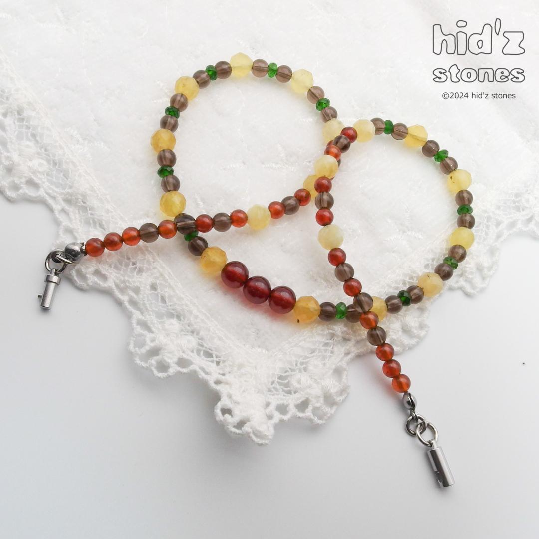 ◆一点もの天然石ネックレス:BySC-005