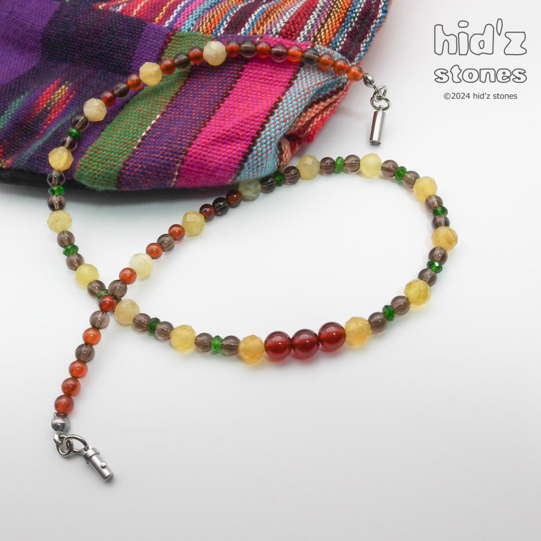 ◆一点もの天然石ネックレス:BySC-005