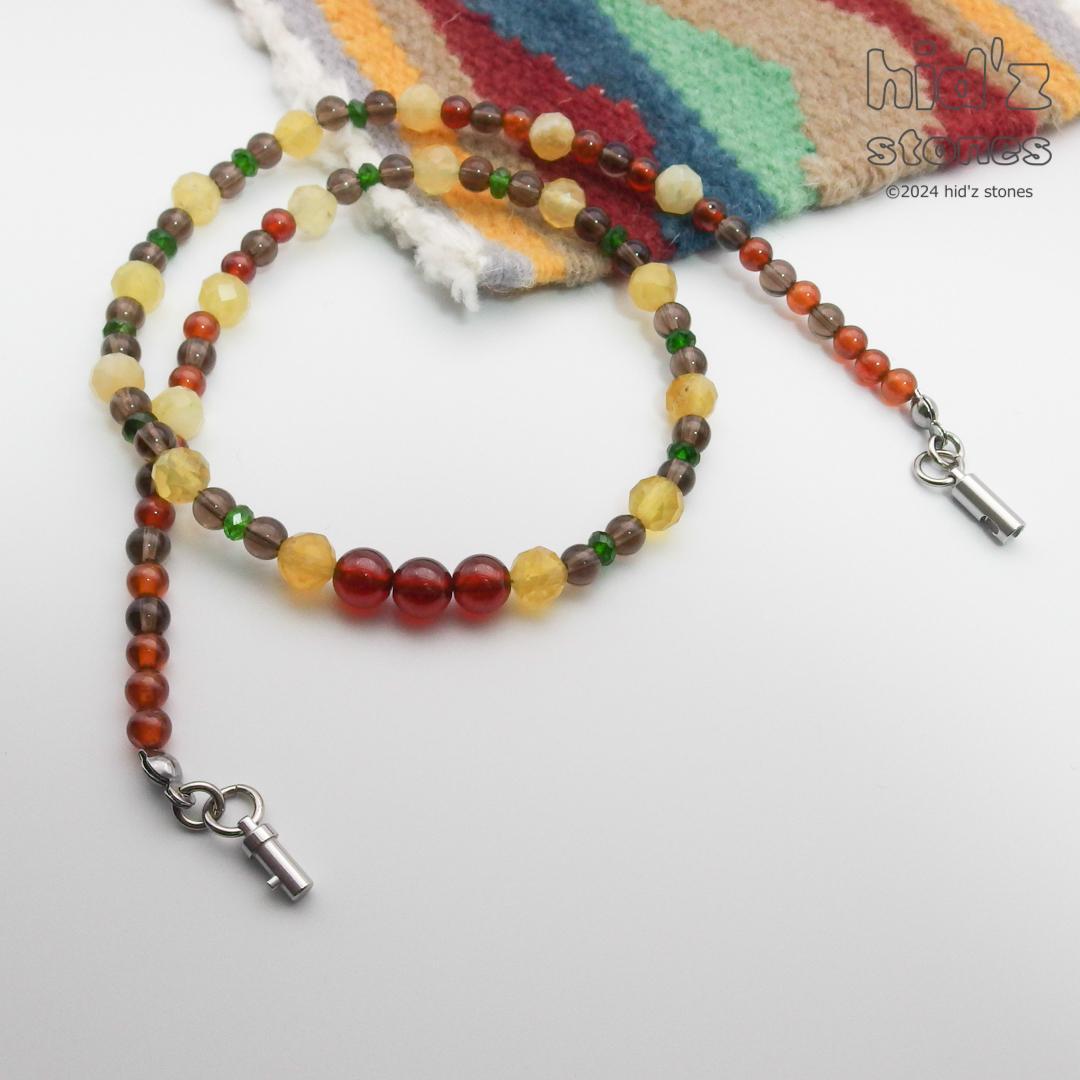 ◆一点もの天然石ネックレス:BySC-005