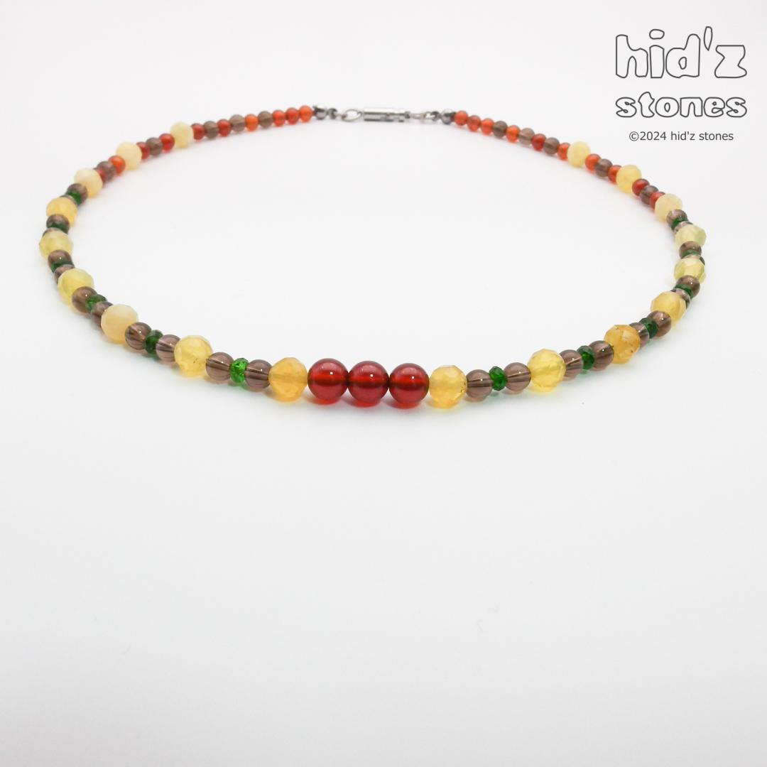 ◆一点もの天然石ネックレス:BySC-005