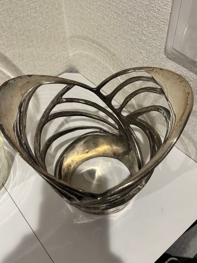 ガラス　シャンパンクーラー　ワインクーラー　ボトルホルダー　インテリア