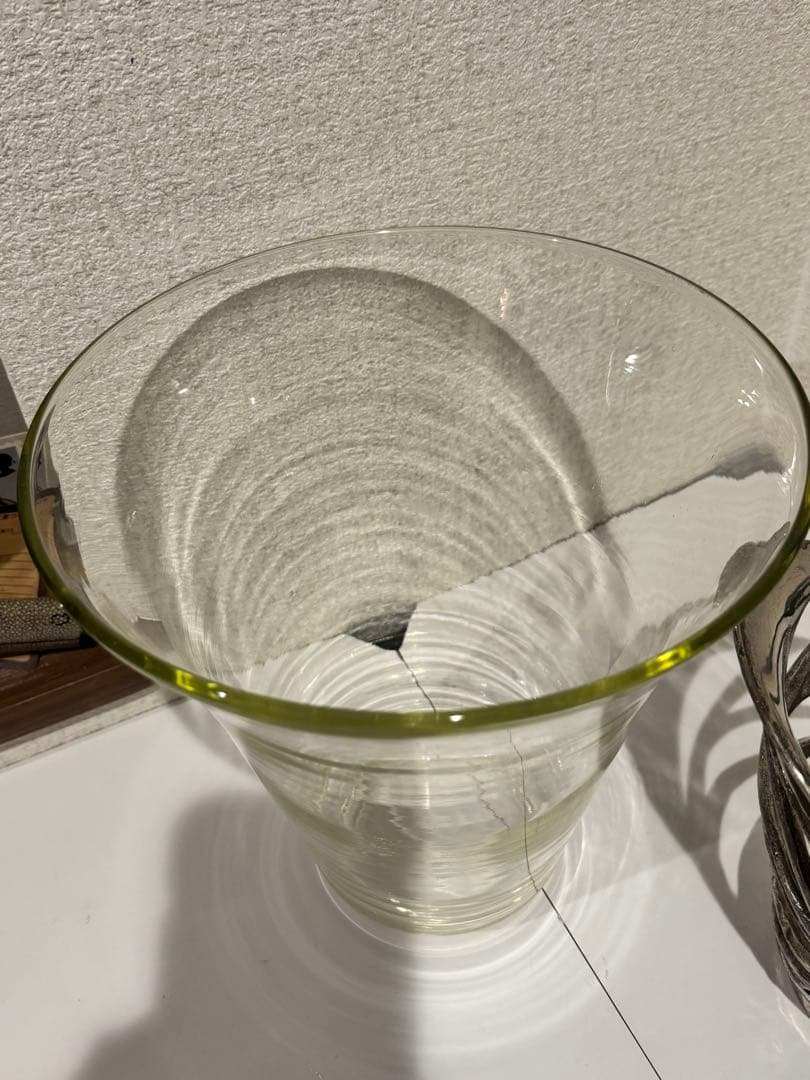 ガラス　シャンパンクーラー　ワインクーラー　ボトルホルダー　インテリア