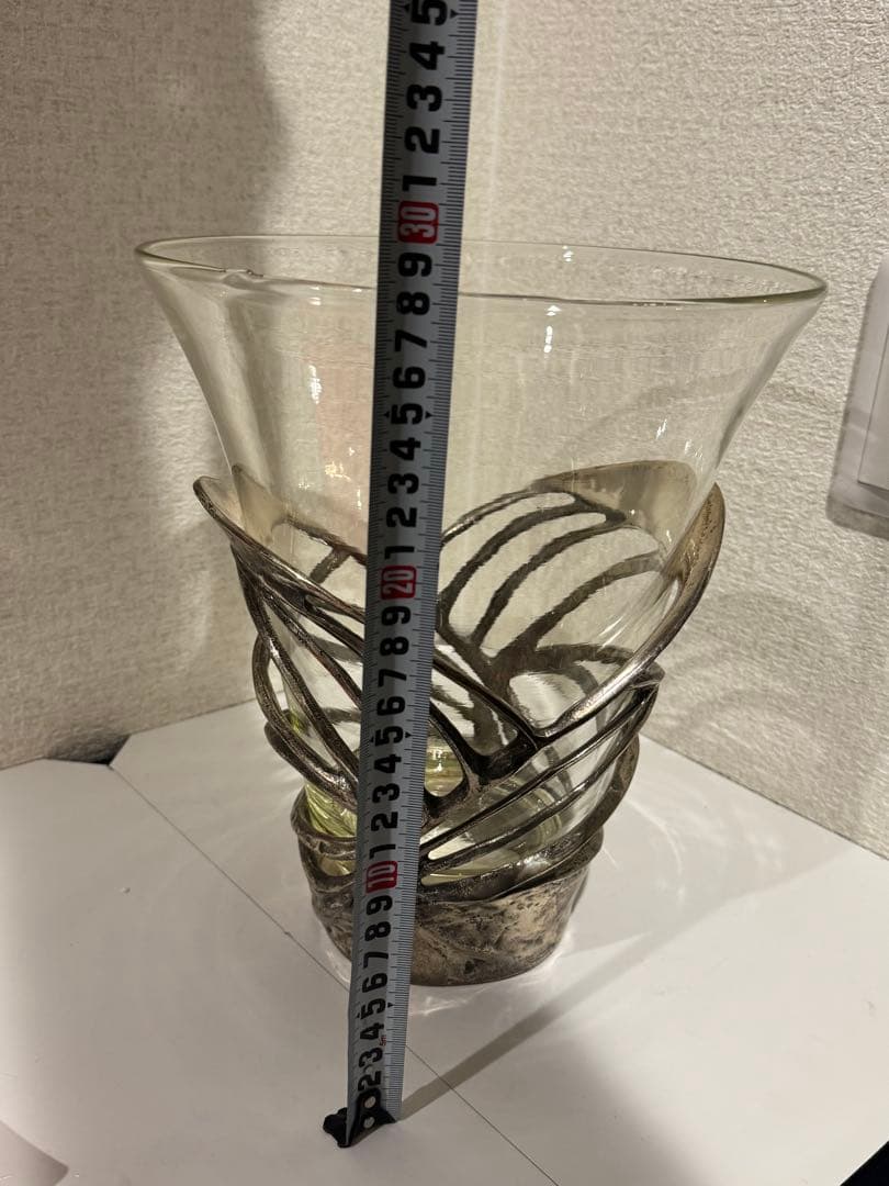 ガラス　シャンパンクーラー　ワインクーラー　ボトルホルダー　インテリア