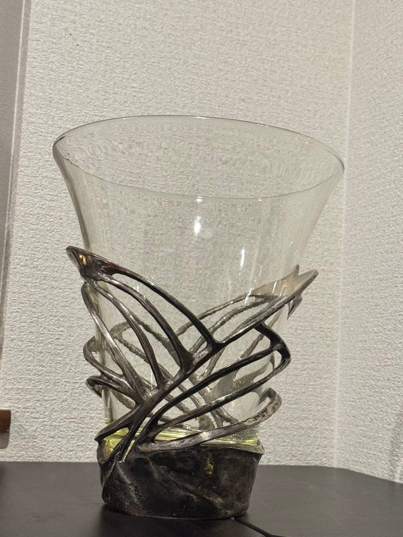 ガラス　シャンパンクーラー　ワインクーラー　ボトルホルダー　インテリア