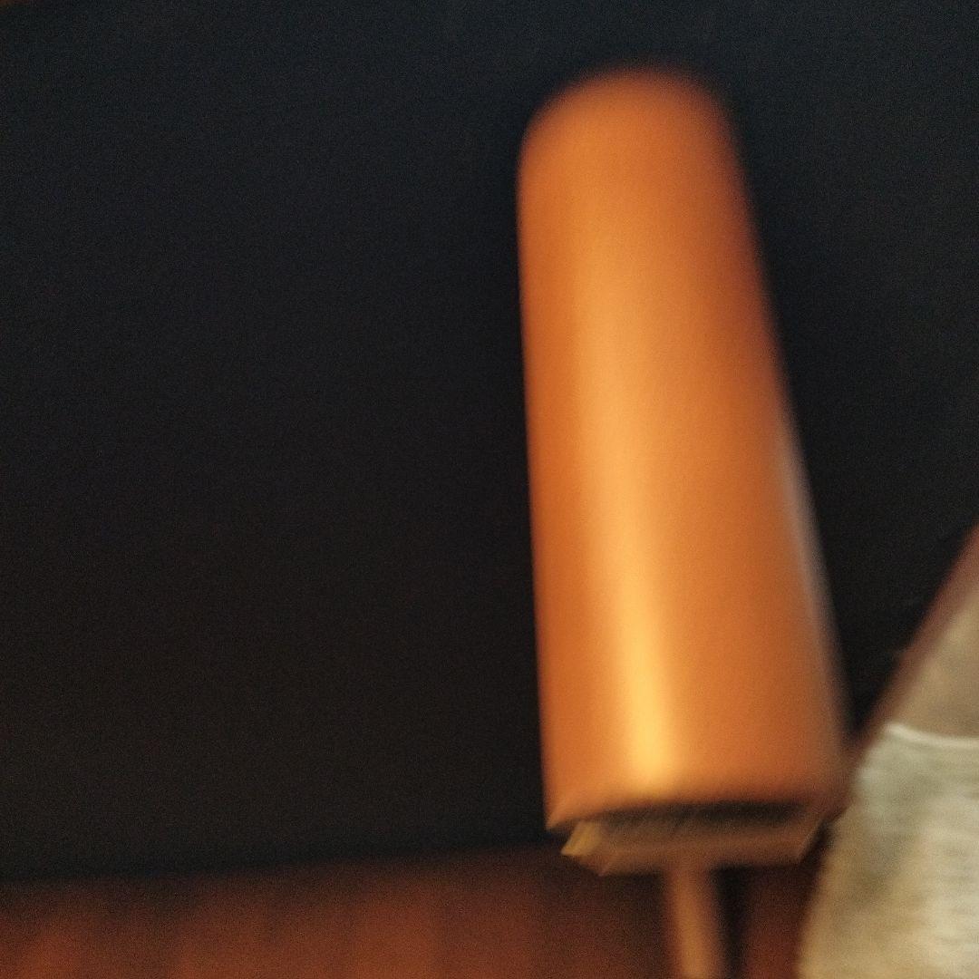 フランスベッド　ブラウン本革ソファ、ソファベッド