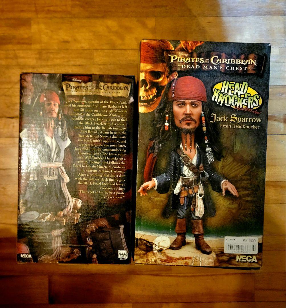 パイレーツオブカリビアン ジャックスパロウ ヘッドノッカー ＋ ミニバストセット