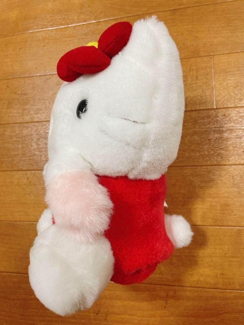 ハローキティ キティちゃん ぬいぐるみ 時計 おしゃべり 平成 レトロ 初期