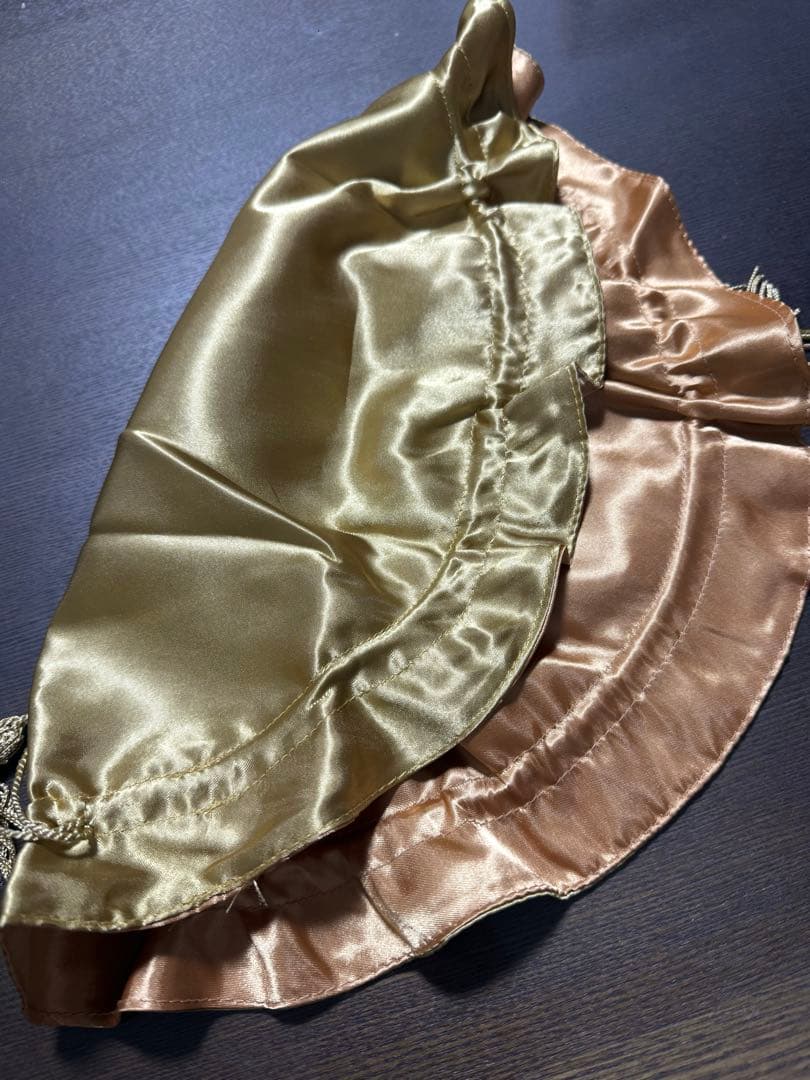 サテン巾着袋3枚セット