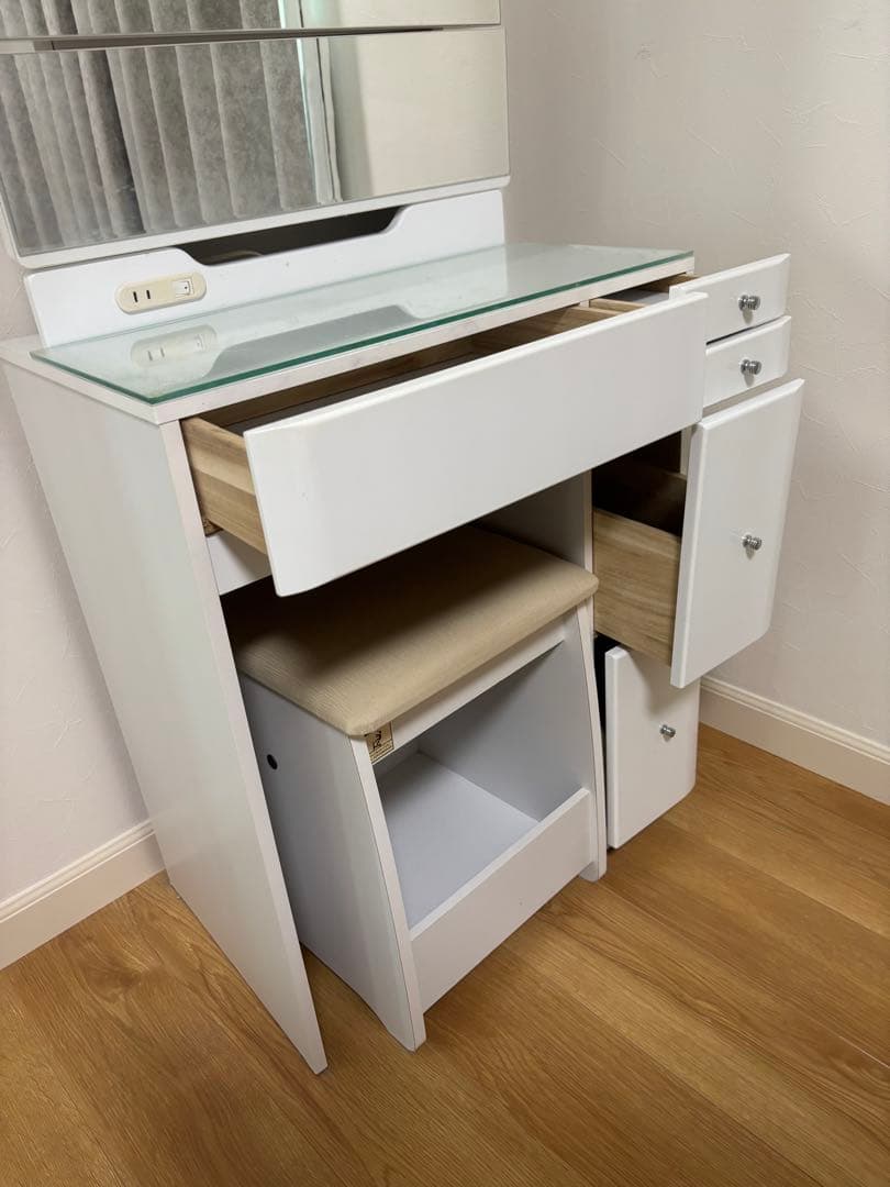 [ケンタさん専用]送料込　化粧台　ドレッサー収納たっぷり