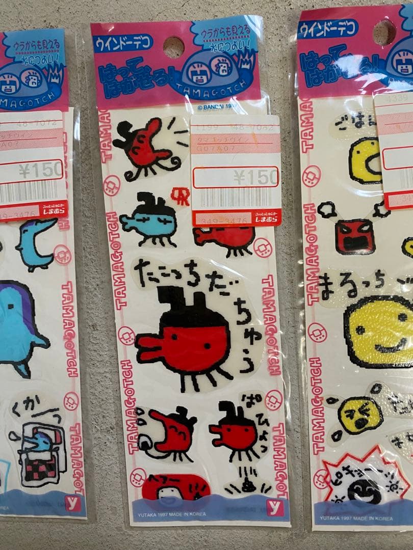 激レア　たまごっちウィンドーシール　プクリンパシール　クリアシール　新品未開封