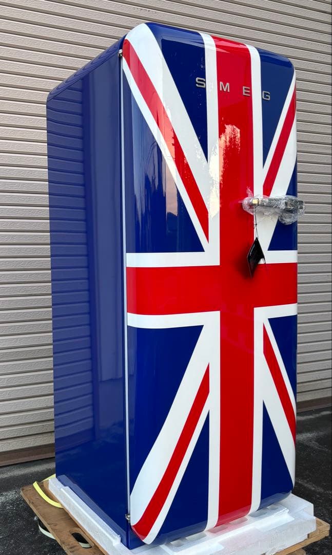SMEG（スメッグ）冷凍冷蔵庫 FAB28 100V ユニオンジャック 左開き