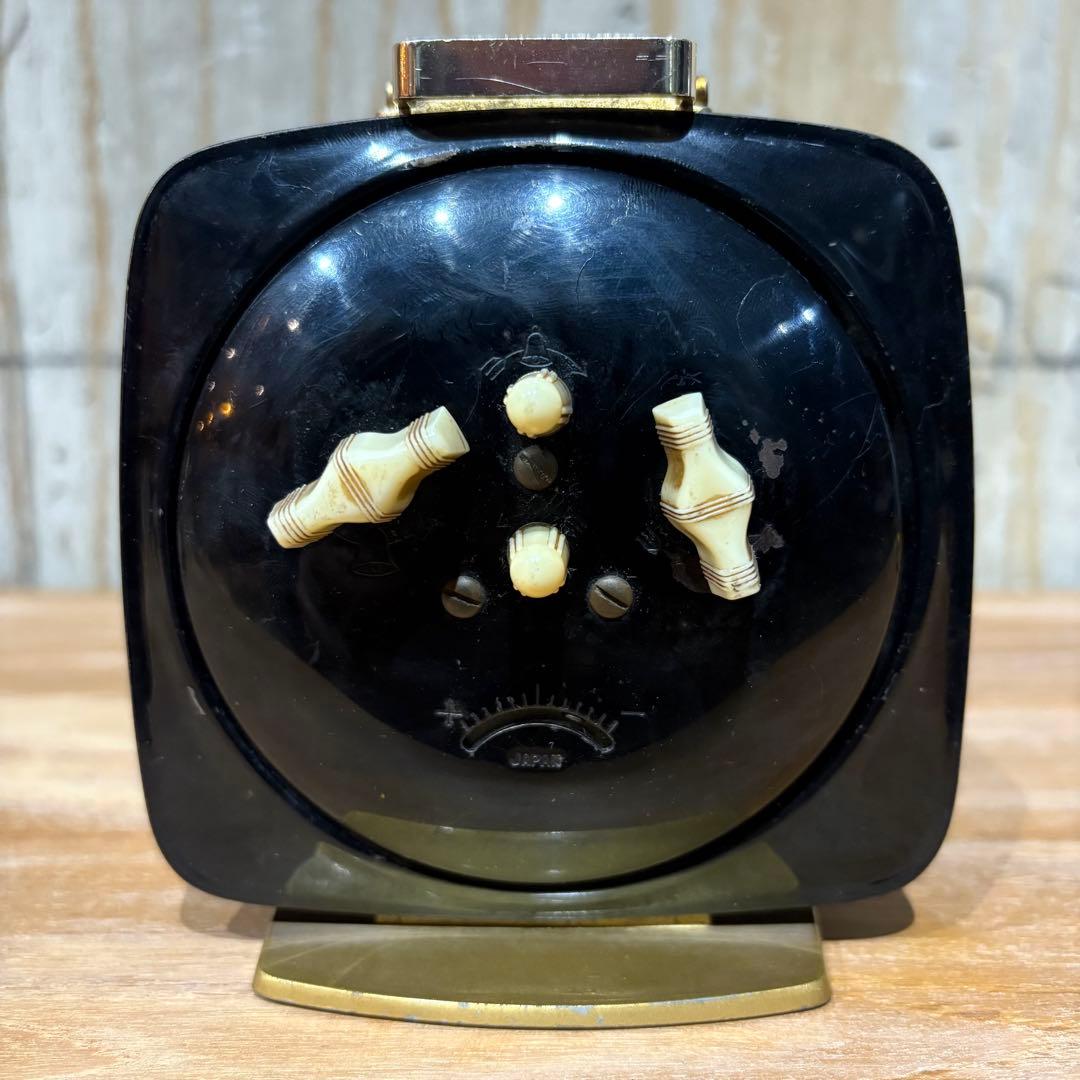 SEIKO CORONA 手巻き式時計　ゼンマイ時計　置時計　昭和レトロ