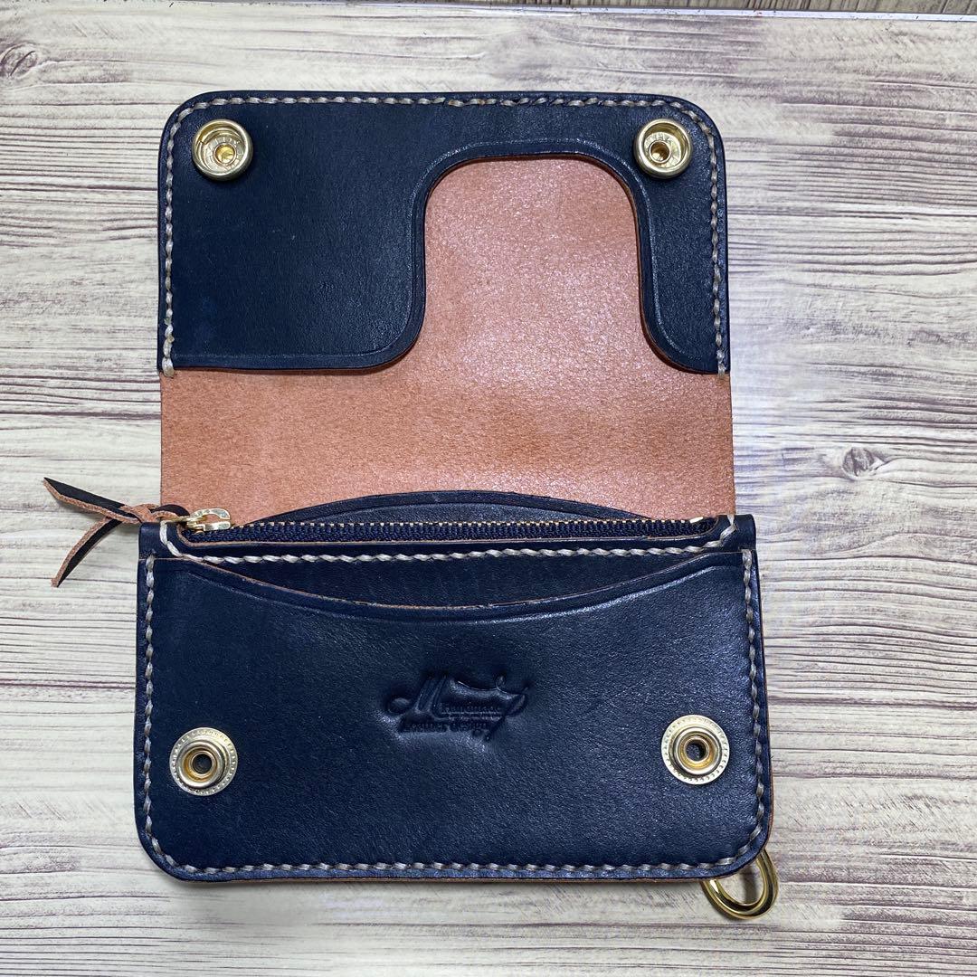 【みー店⭐様】専用ミドルトラッカーウォレット2丘染め（茶芯）オーダー