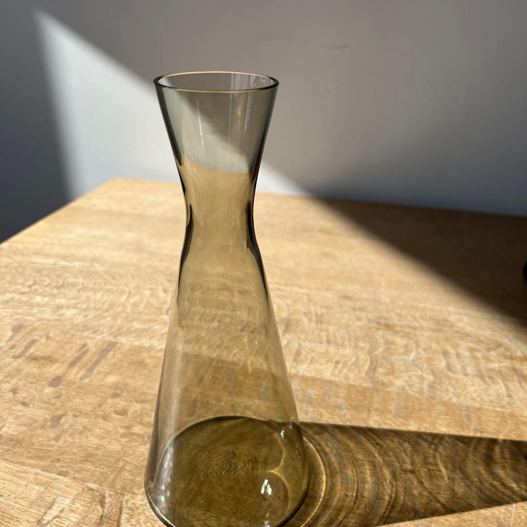 Kaj franck Nuutajarvi vase 1541オリーブグリーン➀