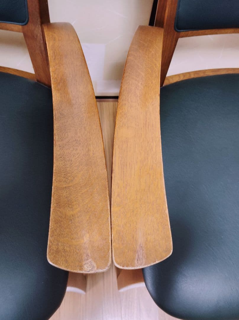 東京に引取　希少ヴィンテージ 飛騨高山白川　アームチェア　２点セット