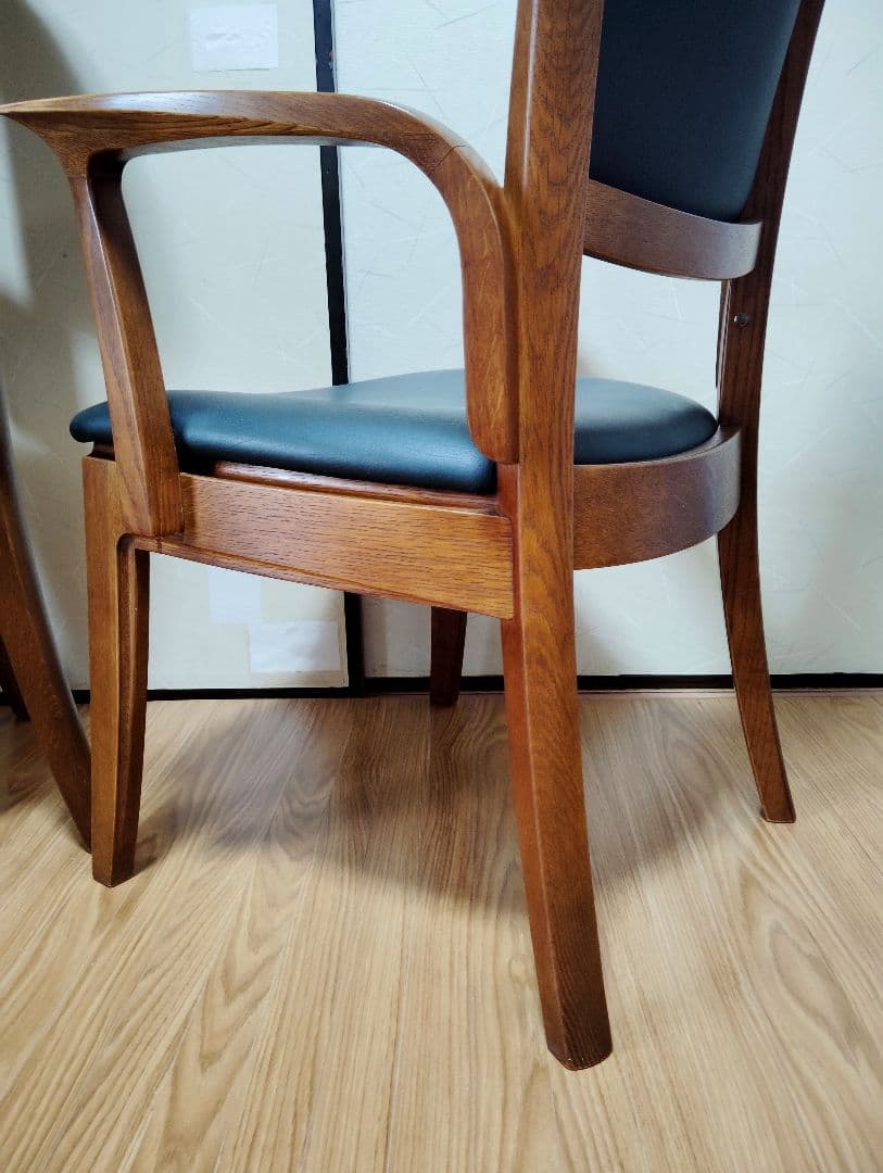 東京に引取　希少ヴィンテージ 飛騨高山白川　アームチェア　２点セット