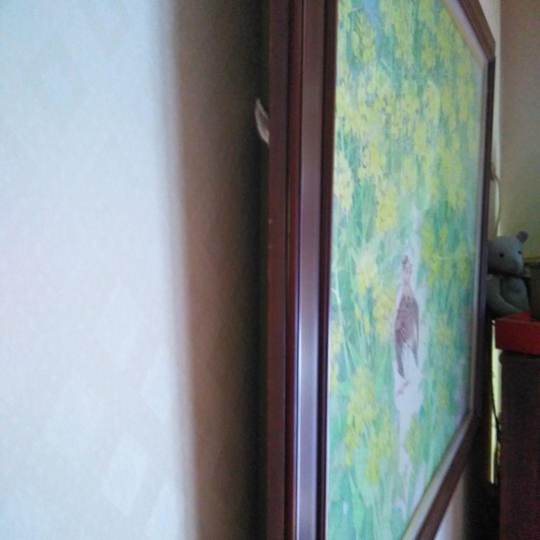 タイムセール／水彩画花鳥／菜の花畑・ひばり鳥