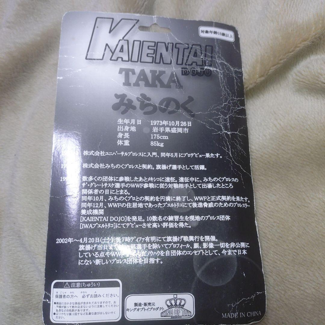 プロレスフィギュア　TAKAみちのく　J5ガイズ　鈴木軍　カイエンタイ　限定生産