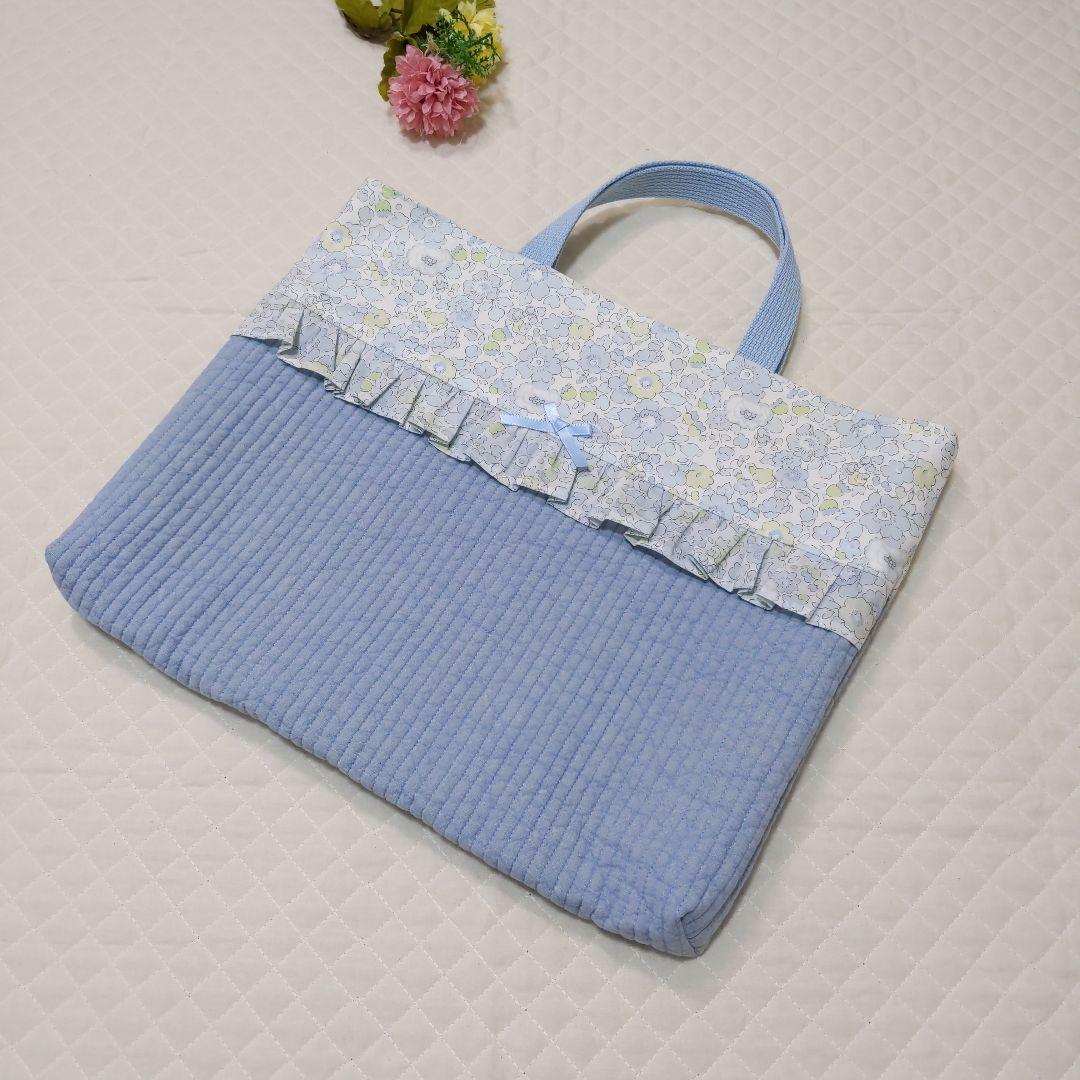 ベッツィ水色 入園入学セット レッスンバック 上履き入れ ヌビ