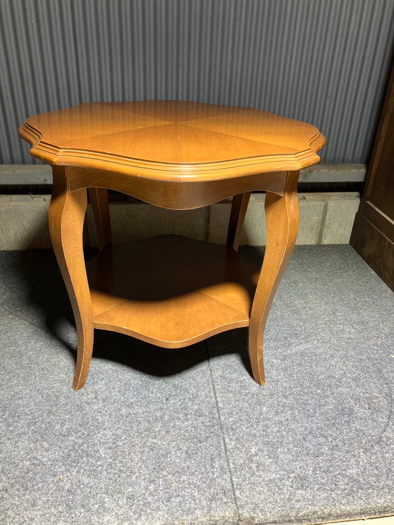 アンティークコーヒーテーブル猫脚　中古品