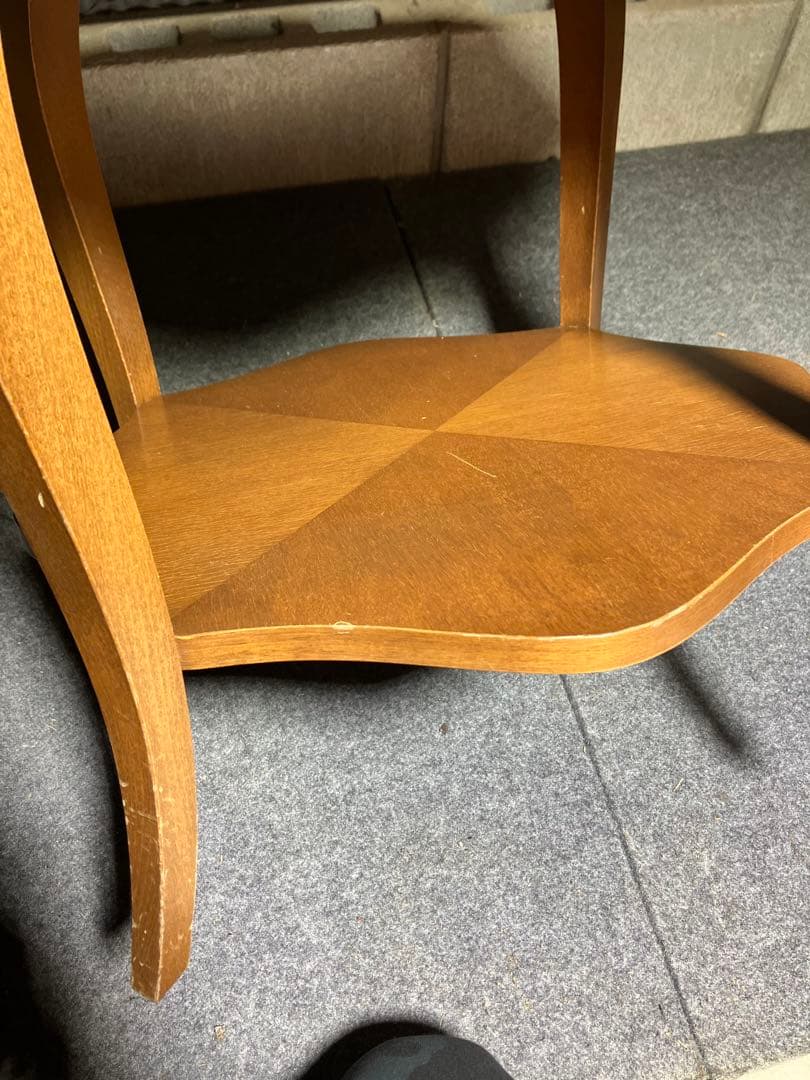 アンティークコーヒーテーブル猫脚　中古品