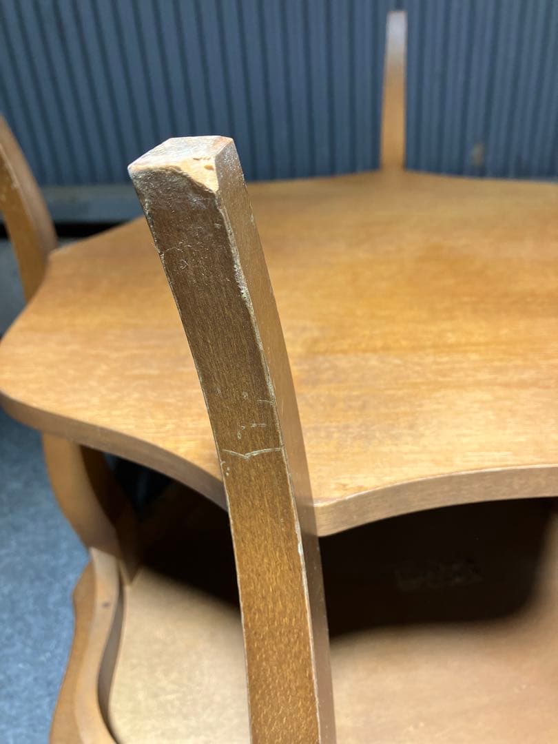 アンティークコーヒーテーブル猫脚　中古品