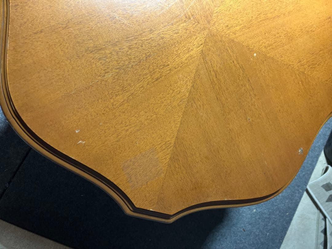 アンティークコーヒーテーブル猫脚　中古品