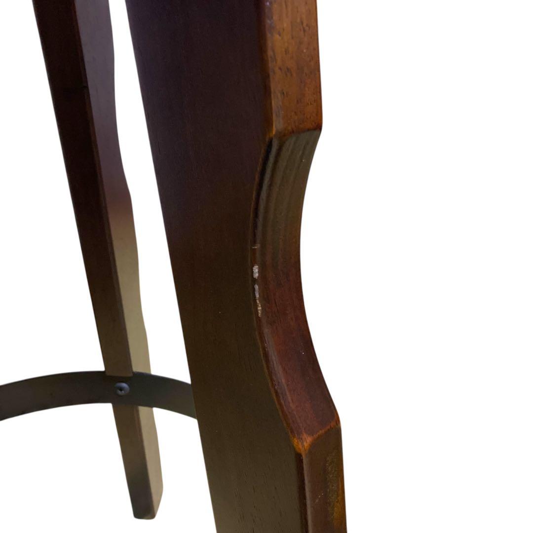 ②【ヴィンテージ】カリモク ルスティック ハイチェア バースツール スツール