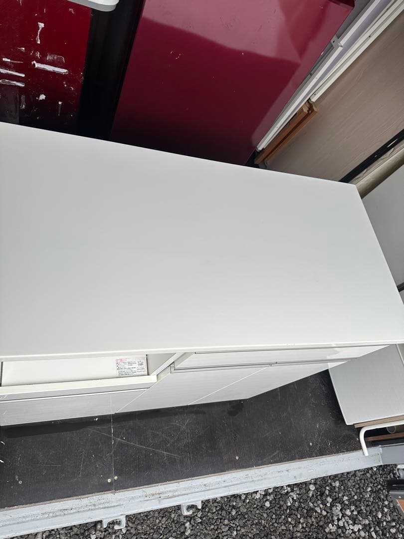 【ニトリ】キッチンカウンター　 ホワイトキャビネット 2ドア 2引き出し