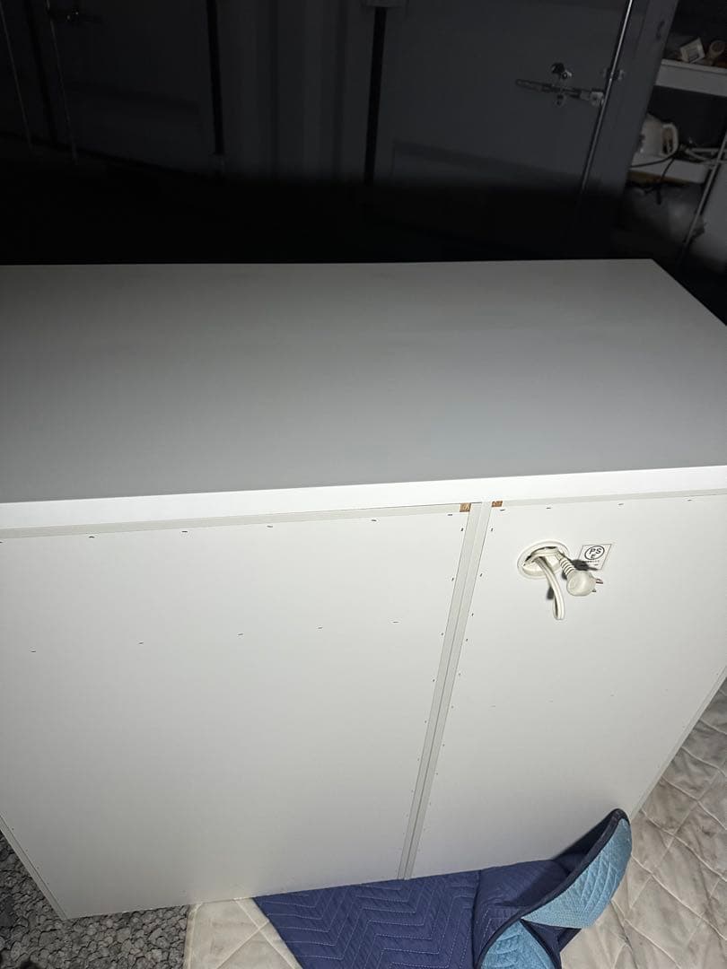 【ニトリ】キッチンカウンター　 ホワイトキャビネット 2ドア 2引き出し